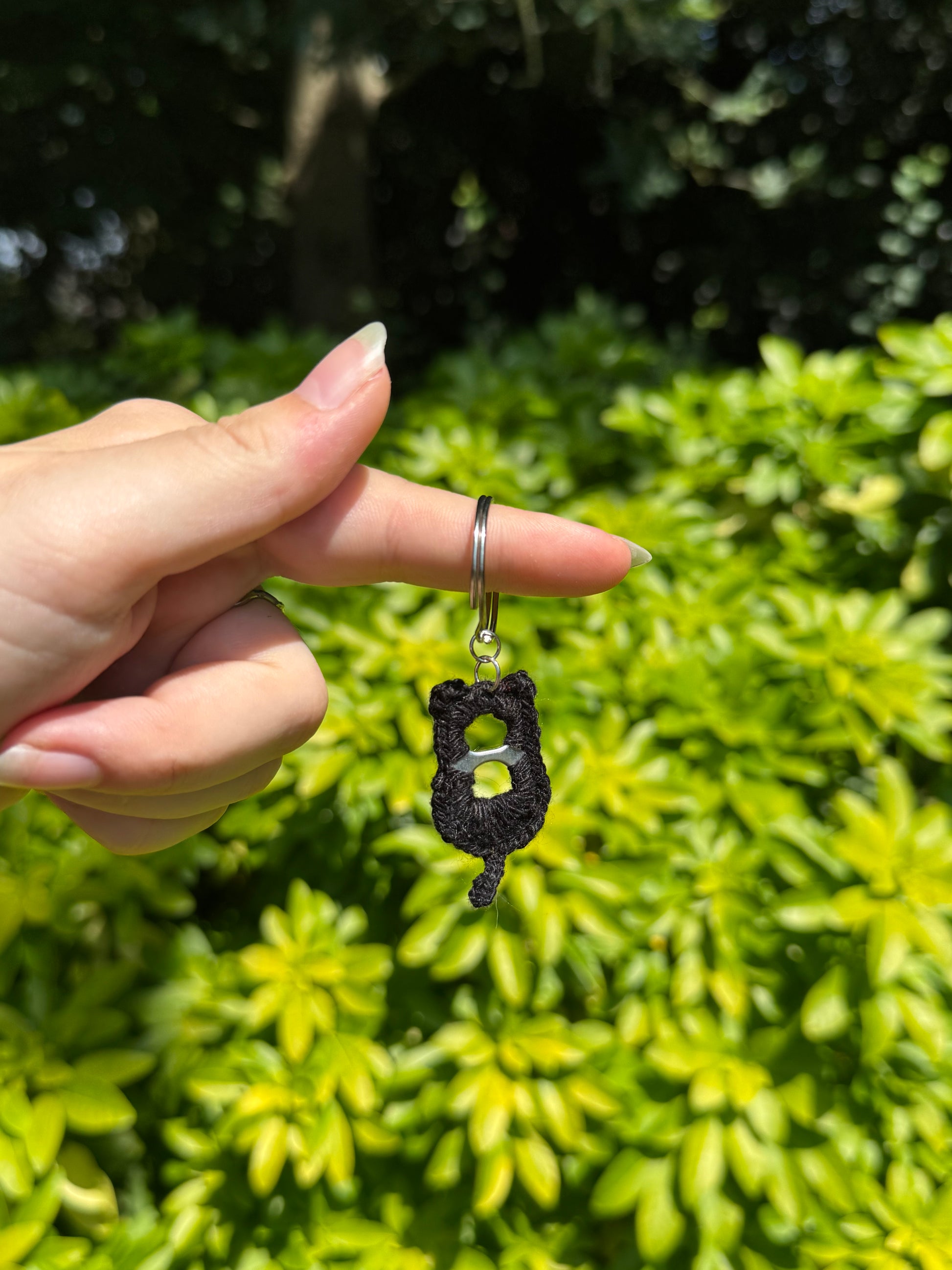 Cat Pull Tab Keychain