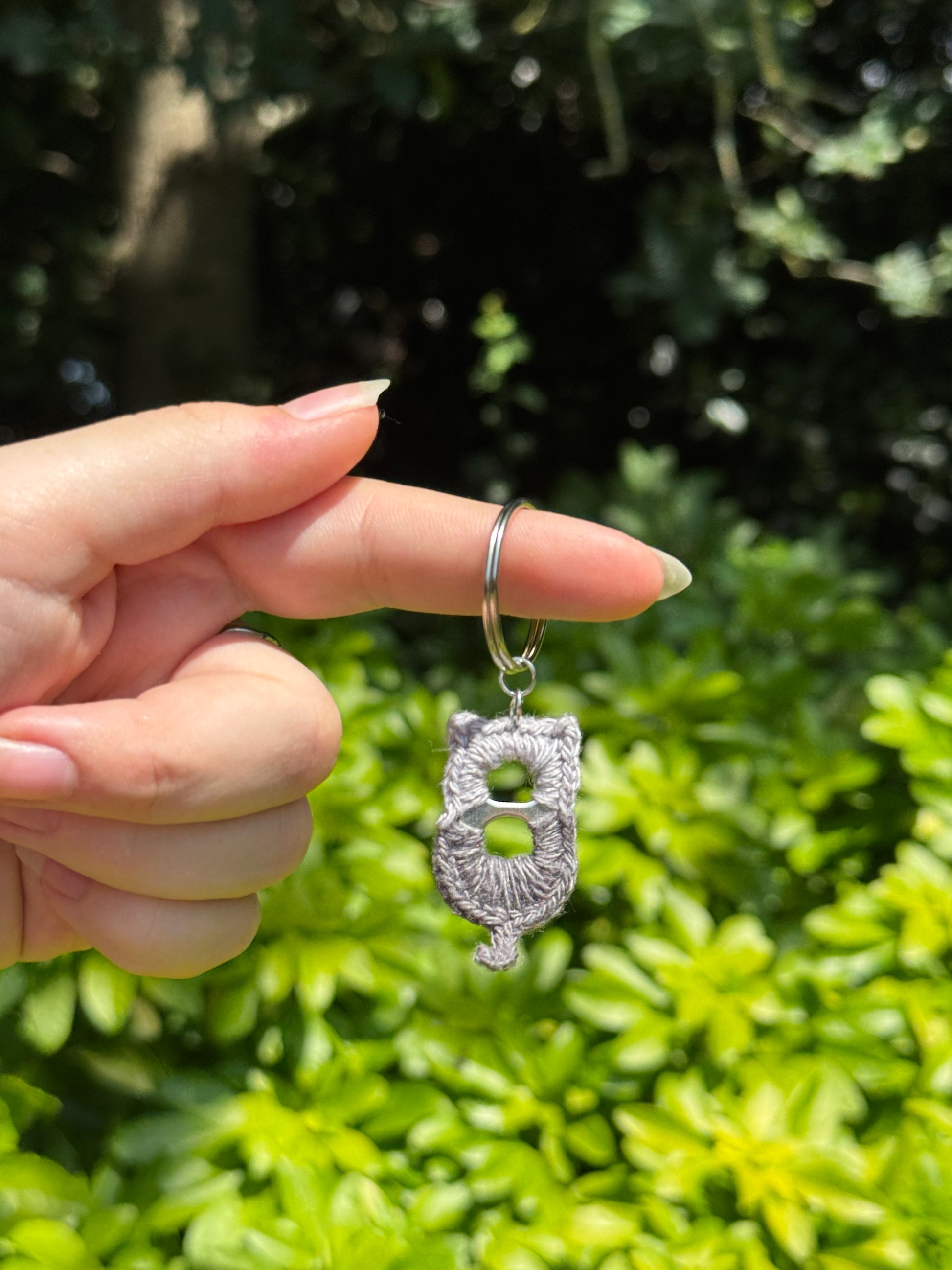 Cat Pull Tab Keychain