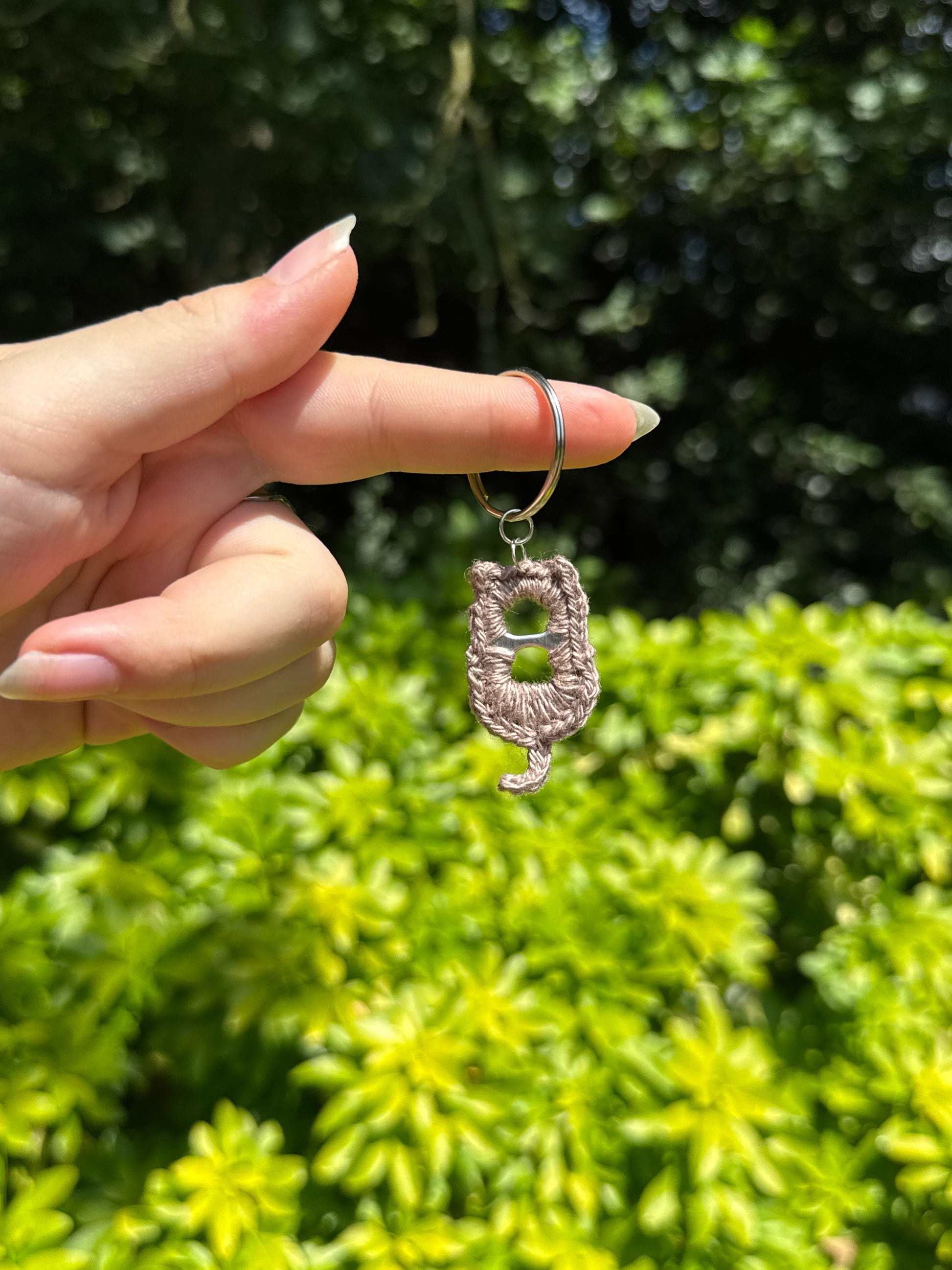 Cat Pull Tab Keychain